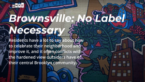 Nick Pilarski and the Brownsville Community Justice Center on WNYC!